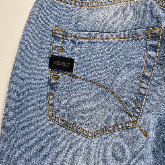 Dirk Bikkembergs Slim Straight Leg Light Wash Button Fly Jeans mens size 32x28 - Picture 8 of 10
